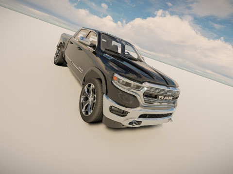 Dodge RAM 1500 2024 3D मॉडल
