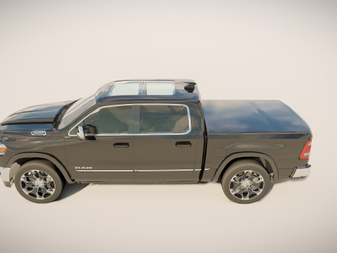 Dodge RAM 1500 2024 3D मॉडल