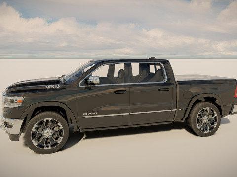 Dodge RAM 1500 2024 3D मॉडल