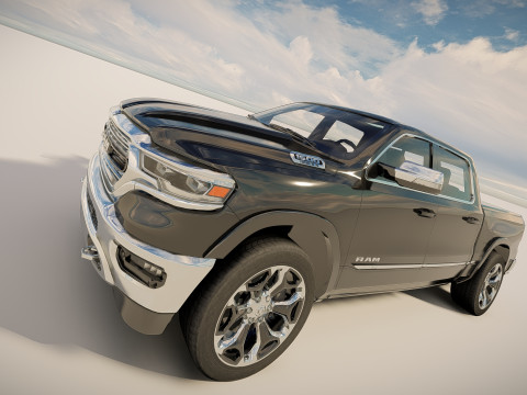 Dodge RAM 1500 2024 3D मॉडल