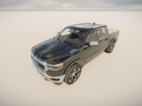 Dodge RAM 1500 2024 3D मॉडल