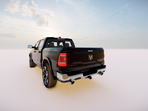 Dodge RAM 1500 2024 3D मॉडल