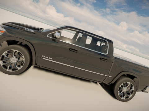 Dodge RAM 1500 2024 3D मॉडल
