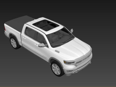 Dodge RAM 1500 2024 3D मॉडल