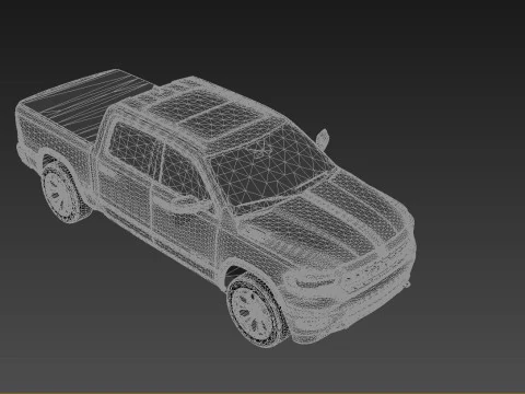 Dodge RAM 1500 2024 3D Model