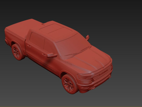 Dodge RAM 1500 2024 3D मॉडल