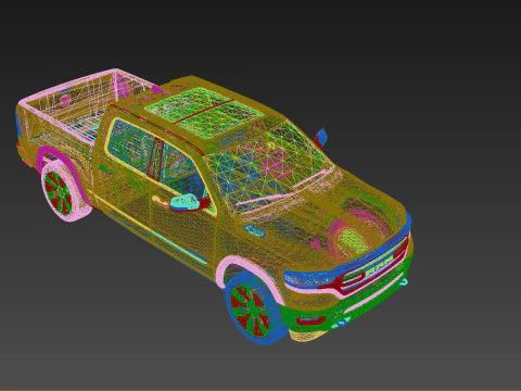 Dodge RAM 1500 2024 3D Model