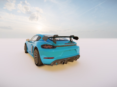 Porsche 718 Cayman GT4 RS 3D Модель