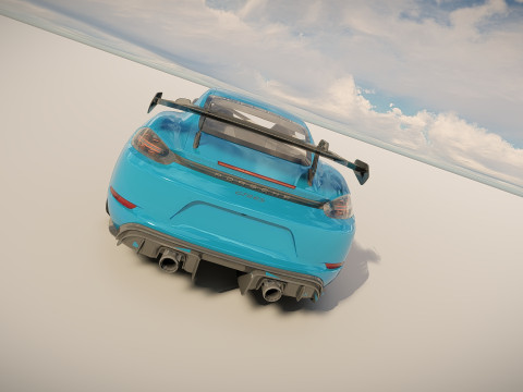 Porsche 718 Cayman GT4 RS 3D Модель