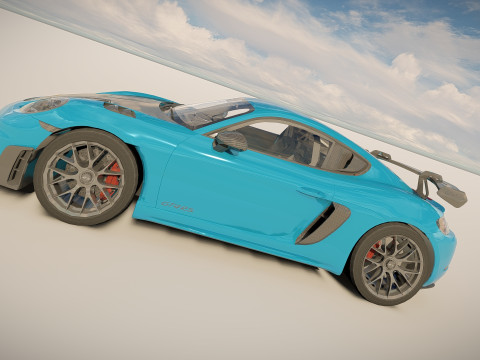 Porsche 718 Cayman GT4 RS 3D Модель