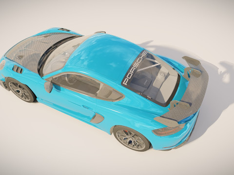 Porsche 718 Cayman GT4 RS 3D Модель