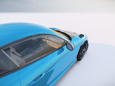 Porsche 718 Cayman GT4 RS 3D Модель