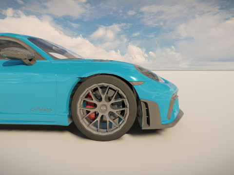 Porsche 718 Cayman GT4 RS 3D Модель