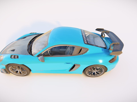 Porsche 718 Cayman GT4 RS 3D Модель