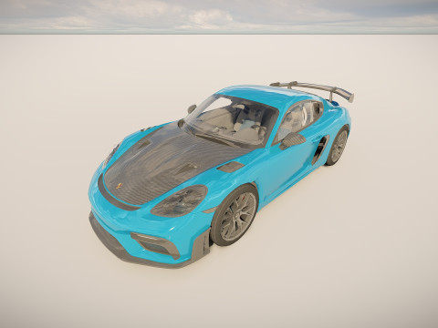 Porsche 718 Cayman GT4 RS 3D Модель