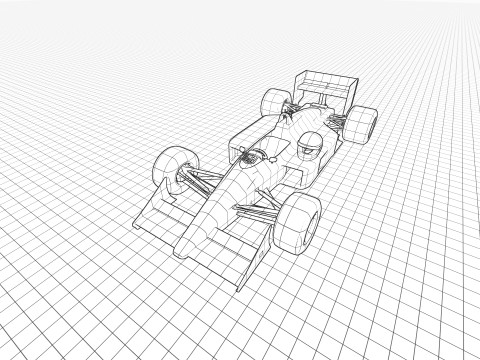 McLaren MP4 4 1988 Senna 3D मॉडल