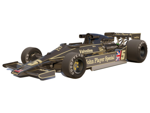 Ayrton Senna Lotus 98T Modelo 3D