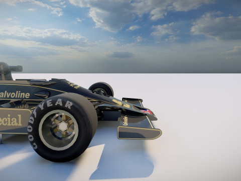 Ayrton Senna Lotus 98T 3D 模型