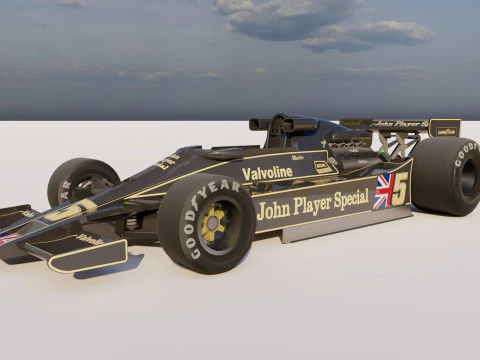Ayrton Senna Lotus 98T 3D Model in Racing 518658 | 3DExport