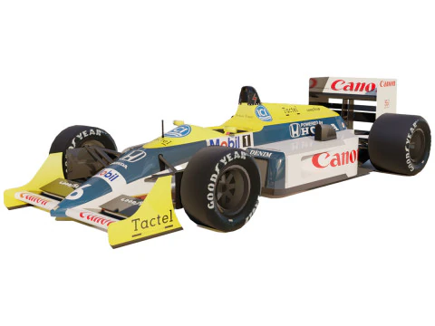 F1 Williams FW12 3D Model
