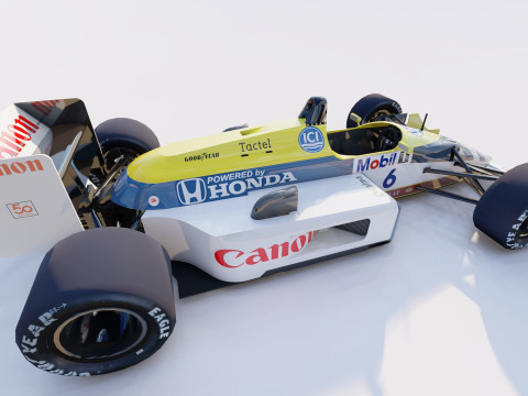 F1 Williams FW12 3D-Modell