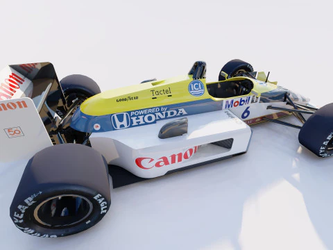 F1 Williams FW12 3D Model