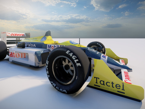 F1 Williams FW12 3D-Modell