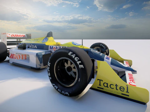 F1 Williams FW12 3D Model