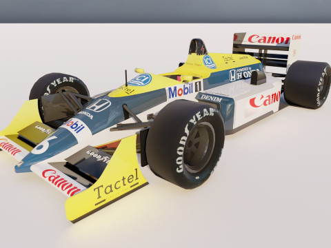 F1 Williams FW12 3D-Modell