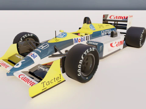 F1 Williams FW12 3D Model