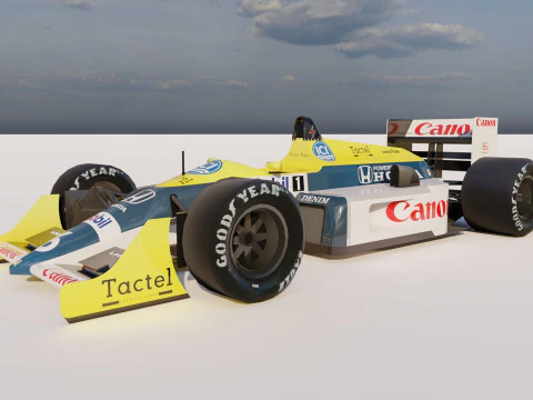 F1 Williams FW12 3D Model