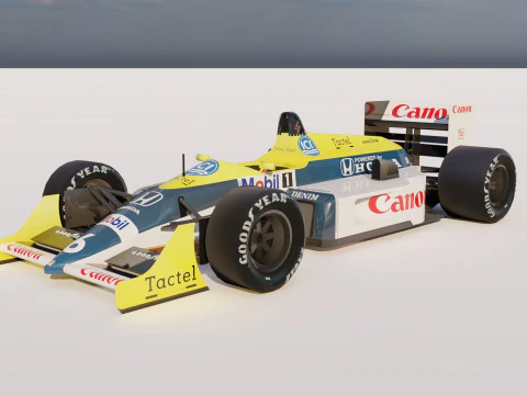 F1 Williams FW12 3D Model