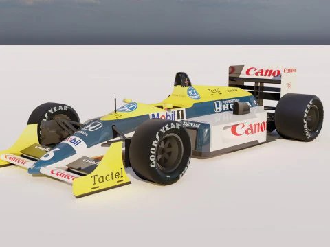 F1 Williams FW12 3D Model