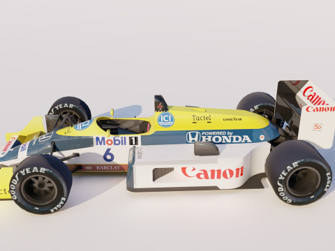 F1 Williams FW12 3D-Modell
