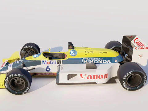 F1 Williams FW12 3D Model