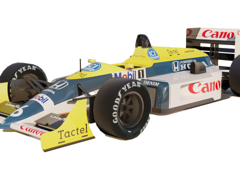 F1 Williams FW12 3D-Modell