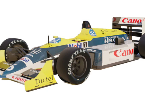 F1 Williams FW12 3D Model