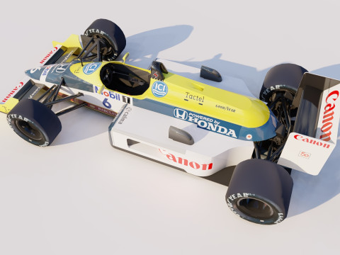 F1 Williams FW12 3D-Modell