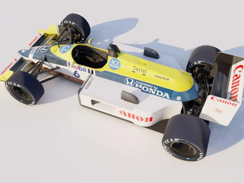 F1 Williams FW12 3D Model