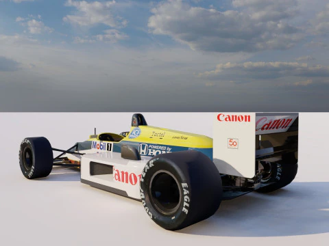 F1 Williams FW12 3D Model