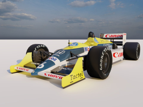 F1 Williams FW12 3D-Modell