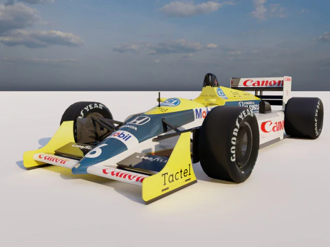 F1 Williams FW12 3D Model