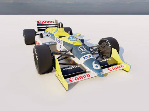 F1 Williams FW12 3D Model