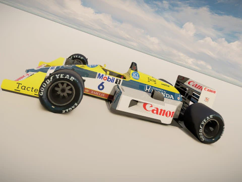 F1 Williams FW12 3D Model