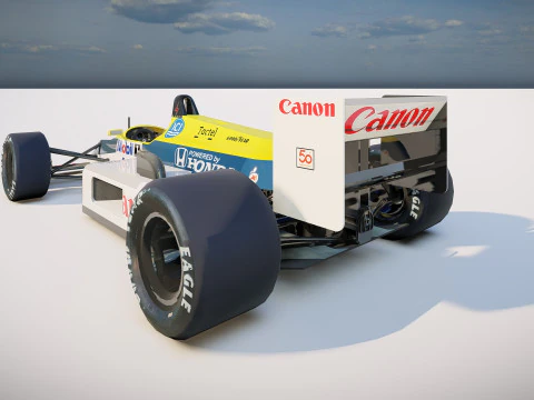 F1 Williams FW12 3D Model