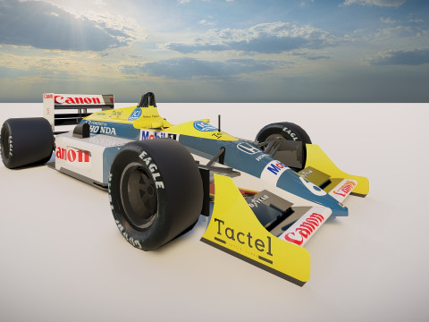 F1 Williams FW12 3D-Modell