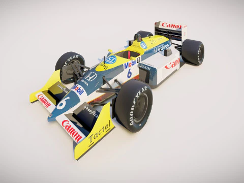 F1 Williams FW12 3D Model