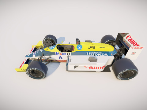 F1 Williams FW12 3D-Modell