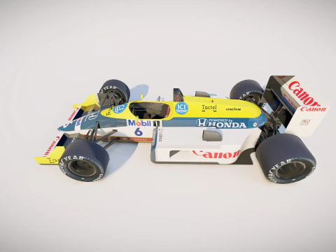 F1 Williams FW12 3D Model