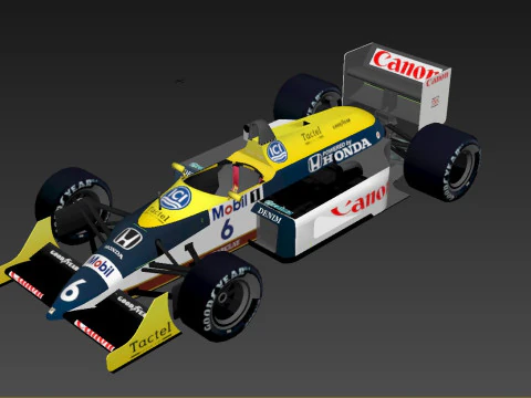 F1 Williams FW12 3D Model